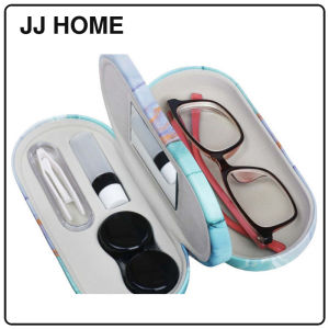 【JJ HOME】2 In 1 Spectacle Case / Double Layer Multi-Function Contact Lens Case / Dual Use Portable Case Holder