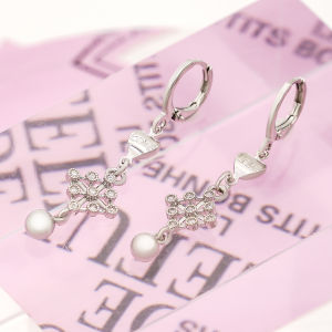 Hyl Jewelry 334E Anting Titanium Wanita Anti Karat Dan Anti Luntur Asli Dewasa Panjang Silver Jewerly Ori Tidak Selamanya Tusuk Emas Muda