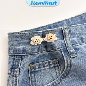 Cute Little lion Waist Buckle Adjustable Waist Clip Jeans Pants Pin Brooch Waist Button Accessories ItemMart