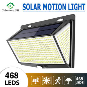 Fast Delivery 468 LED Solar Light Motion Sensor IP65 Waterproof Outdoor Wall Lamp 3 Modes Automatic Lighting Home Street Lamp Garden Decoration