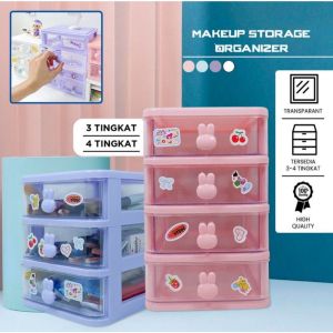 Rak Meja Laci Penyimpanan K152 Rak Kosmetik Serbaguna / Rak Susun Makeup Storage Organizer Multifungsi Import