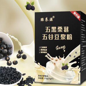 175g (25g * 7pack) Five Black Mulberry Five Grain Soy Milk Powder Breakfast Oatmeal