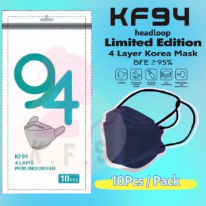 DR.PLUS KF94 Headloop 3D Fish Mouth Face Mask Hijab FaceMask Disposable Earloop 4ply Mask KF94 Headloop Mask mask kf94