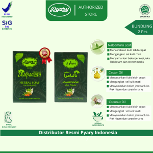 [Official Store] Bundling Hemat 2 PCS Sabun Pyary NALPAMARA Herbal Soap Original BPOM Import by Sanobar
