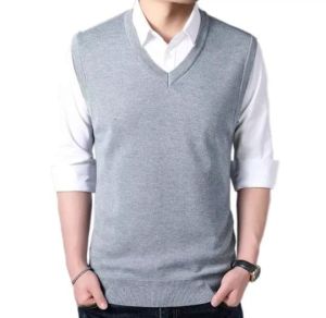 Rompi Rajut Vest Dewasa Others Korea Style Vest korea Knit wear Sweater Vneck Vest Rompi