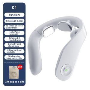 Jeeback Pillow Massager Machine Rechargeable Shiatsu Back Shoulder Neck Massager Massage Waterproof Heat Rolling Kneading 3 Speeds Ultra Slim Shiatsu 颈部按摩仪