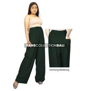 Yans kulot wanita haigwaist saku bawahan