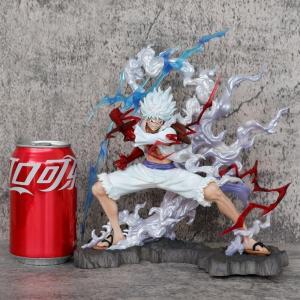 (Malay spot) One Piece Nika Wink Lightning Fifth Gear Sun God Nika Luffy Second Dimension ornaments Figure Anime Model Doll Toy Car Figure Childrens Plastic Gift Statue Mainan Budak Lelaki