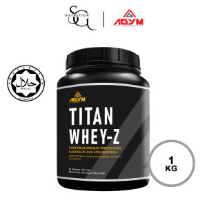 Agym Nutrition Titan Whey (2kg/1kg) - Whey Protein Muscle Building Lean Muscle & Halal