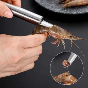 Stainless Steel Shrimp Stripper Shrimp Line Remover Peeler Cleaning Peeling Seafood Tools Kitchen Accessories
