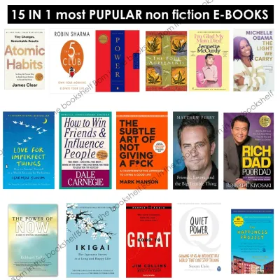 Ultimate 15-in-1 Self-Help Book Bundle! 2023 Bestsellers | Atomic Habits