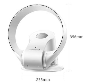 2 in 1 Bladeless Fan with Remote Control Portable Desk Fan Wall-mounted Fan Air Conditioner Stand Fan Rechargable Electric Fan Desk leaflessle Fan No-Leaf Air Purifier Fan For Home Office