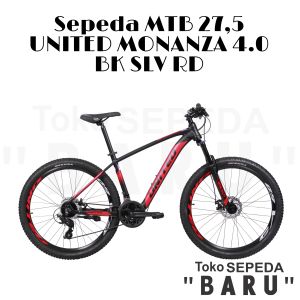 TB - Sepeda MTB UNITED MONANZA 4.0 Uk 27.5 Inch WARNA BARU