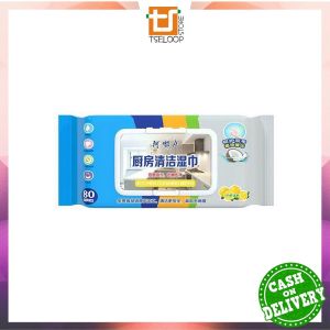 OFM-C1090 Tisu Basah Dapur Pembersih Minyak Isi 50 Lembar Praktis Serbaguna / Kain Lap Basah Tissue