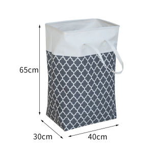 JustLiving 75/100L ตะกร้าซักผ้าขนาดใหญ่ที่มีด้ามจับขยายแต่ละอันกันน้ำตะกร้าซักผ้าแบบอิสระพับได้สูงตะกร้าผ้าสูงตะกร้าผ้ากันน้ำขัดขวางสำหรับห้องนอนห้องน้ำหอพักที่เก็บของเล่น