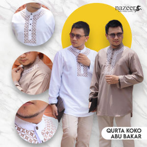 Baju Koko Lengan Panjang/Koko Qurta Abu Bakar Nazeer/Koko Pakistan Batik