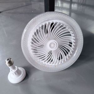 Led Ceiling Fan Light Remote Control Brightness Adjustable 2 Colors &3 Wind Speed Whole House Air Delivery Energy-Saving Fan Light