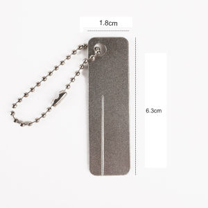 【 Atother】เบ็ดตกปลาขนาดเล็กแบบพกพาหินเพชร EDC กระเป๋าเบ็ดตกปลาเครื่องมือลับคมอุปกรณ์เสริมสำหรับตั้งแคมป์กลางแจ้ง