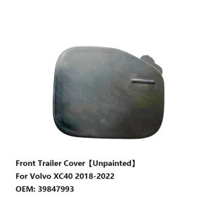 39847993 Car Front  Bumper Tow Hook Eye Cover Cap Fit For Volvo XC40 2018 2019 2020 2021 2022