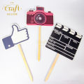 The Craft Decor Photo Booth Props Wooden Stick | Wedding Party Event Photoshoot Decoration | Props Kahwin. 