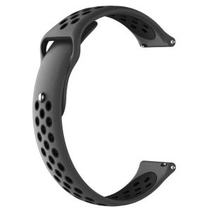 Zenia 20mm Breathable Silicone Watch Strap for Garmin Vivoactive 6 5 3 Vivomove HR/Style/Luxe/Sport/Trend Forerunner 70/170/55/165/645/245 Music 570 42mm Approach J1 S12 S40 S42 S44 S50 D2 Air X10 Venu SQ Haylou RS4 Plus Amazfit Active Bip GTS 2 4 Mini
