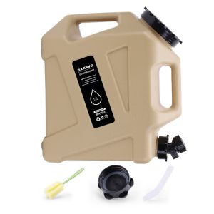 Water Storage Camping Water Container 12L/3.2-Gal with Spigot for Camping & Emergency Preparedness