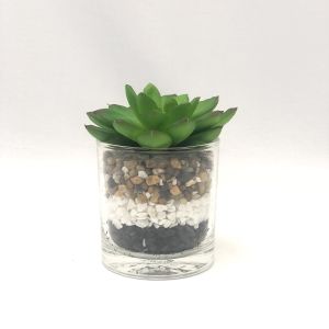 กุหลาบหินปลอม กระถางแคคตัสปลอม ต้นไม้ปลอมจิ๋วพร้อมกระถาง ผู้สูงสุด 4 กรัม การผลิต เสริมความสูงสุด