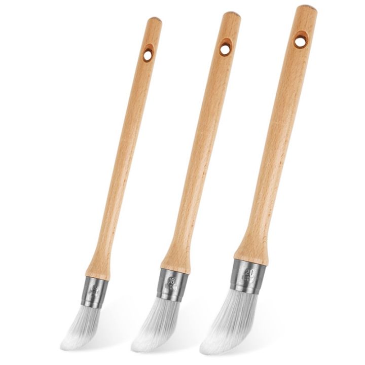 LCG5】Trim Paint Brush,Edge Painting Tool Kit,Round Trim Brushes for