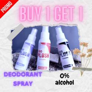 Beli 1 Gratis 1 Natural deodoran Tawas spray non alcohol 100ml dan 60ml
