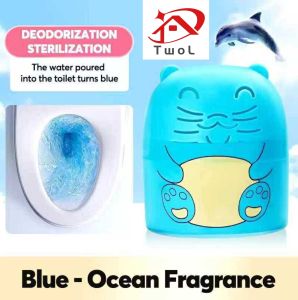 TWOL SHOP stock no.051，1pcs Toilet Cleaning Spirit Fragrance Deodorizing Cleaner Automatic Bleach Toilet Deodorizing Toilet