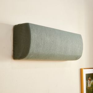 Polar Fleece Air Conditioner Dust Cover Anti-dust Wall Mounted Protector Home Textile Easy Cleaning Protective Cover