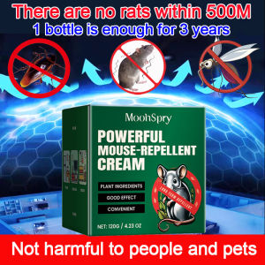 Moonspry 【24-hour shipping】rat repellent mouse repellent mouse killer rat killer mice repellent penghalau tikus ubat tikus paling kuat mati racun tikus 老鼠驱赶器 驱鼠膏 避鼠膏 halau tikus ubat nyamuk mosquito repellent cockroaches killer cockroaches repellent