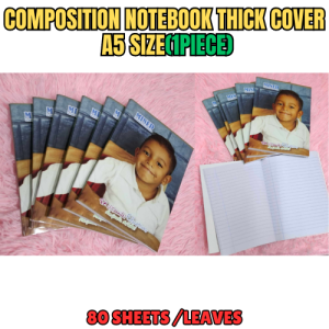 COMPOSITION NOTEBOOK THICK COVER A5 SIZE 70GRAMS(1piece)