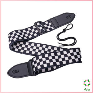 Ayla สายสะพายกีตาร์ สายสะพาย 80-135cm แข็งแรง กันน้ำ กันเหงื่อ กว้าง 5cm guitar belt