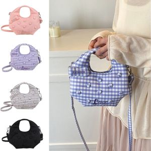 TIMIA Korean Style Cookie Design Handbag Cute Nylon Girly Commuting Bag Casual Large Capacity Crossbody Shoulder Bag Women