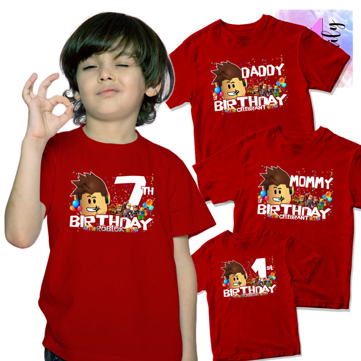 Super shirt) Roblox Birthday shirt for Mommy Daddy Family shirt