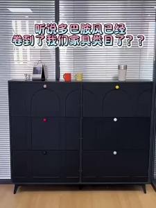 AUREO Shoe Cabinet Home Doorway Indoor Entry Small Narrow Storage Cabinet All-In-One Against Wall Entryway Shoe Cabinet
