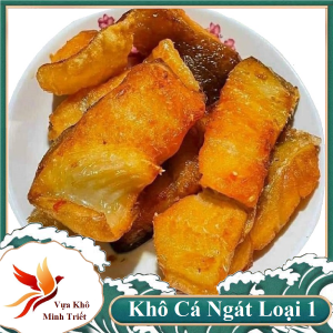 Khô cá ngát tẩm vị ba nắng-Chiên nướng kho sốt đều ngon trọng lượng 500gr-Vựa Khô Minh Triết