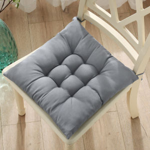 Chair Cushion 40x40cm Soft Thicken Pad Chair Cushion Tie on Seat Dining Room Kitchen Office Decor Backrest Pillow F5P-0041 F5P-0042 F5P-0040