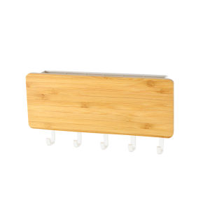 Wooden Key Holder Rack Holder Home Decor Key Storage Mail Letter Storage Rack No Drill Key Rack Wall Mount
