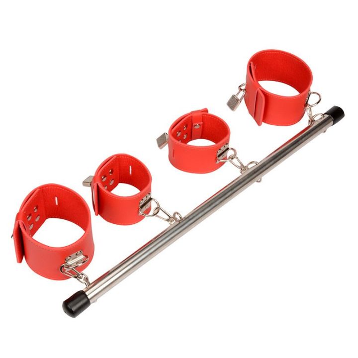 sex toys for intimacy Coco de Mer Black Leather Spreader Bar, Coco de Mer Sex Toys main image 0