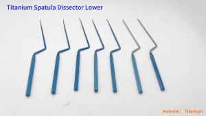 Neuro Instruments Micro Nerve Dissectors Retractor Spatula Microscopic Titanium Autoclaveable