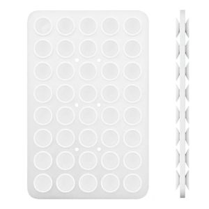 MODERNLUX Hai Giá đỡ cốc hút Có thể giặt Miếng hút silicon Miếng đệm cố định điện thoại di động Hấp thụ mạnh Đế hút