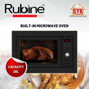 SYK RUBINE RMO-OREO-28BL(28L)/ELBA EMO-Q2881BI(BK) Built In Oven Grill Microwave Oven Kitchen Appliances