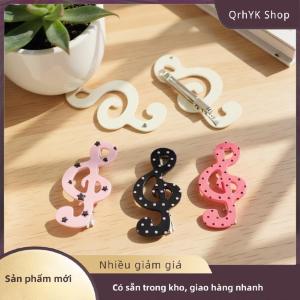 Hàng có sẵn✨ 2 cái dễ thương âm nhạc Lưu ý tóc Clip ngọt ngào Side Clip phong cách Ins Sao sóng điểm ghi chú âm nhạc Duckbill Clip thời trang tóc phụ kiện
