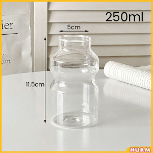 Nurm 250ml 440ml Creative Drinking Glass Juice Cup Tea Bottle Milk Cups