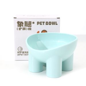Chén ăn chống gù lưng cho Chó Mèo 4 chân bằng nhựa cao cấp (mẫu mới) - Hara Pet Store