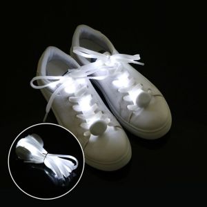COUPLECOL Người đàn ông Phụ nữ Đảng Trang Trí Giày thể thao Sáng Shoestrings Chéo Bện Dây Đeo Sneakers Ren Led Dây Giày Giày Phụ Kiện