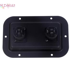 MIZ Tấm ổ cắm Hộp nối Clip Guitar kép lớn cho PA Tủ loa ổ cắm Hộp nối Clip phụ kiện