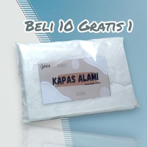 kapas alami filter air zerni akuarium putih Premium hemat